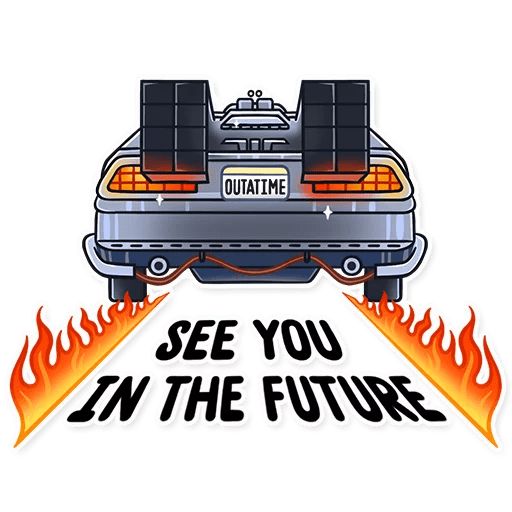 Sticker «Back to the Future-7»