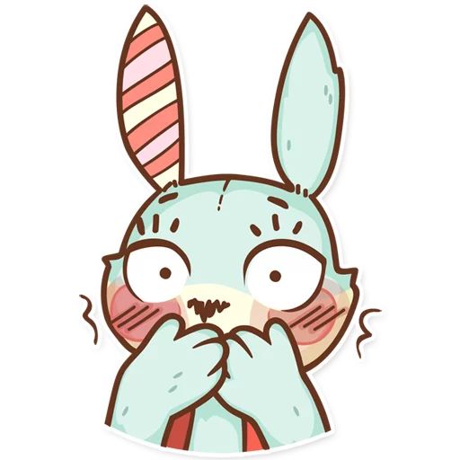 Sticker «Plush Baby Bunny-9»