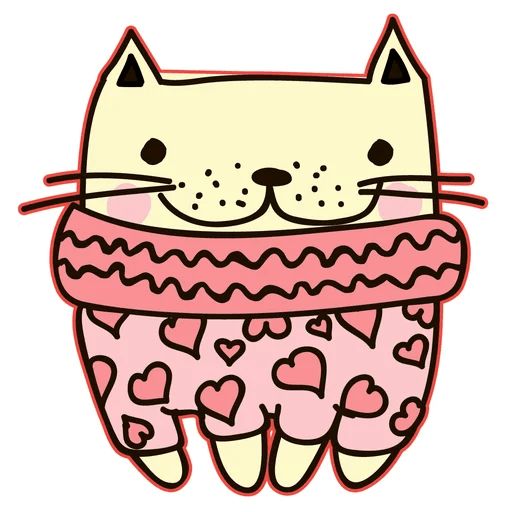 Sticker «Cats And Love-7»