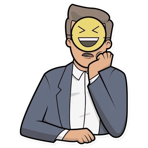 Sticker «Emoji Man-8»