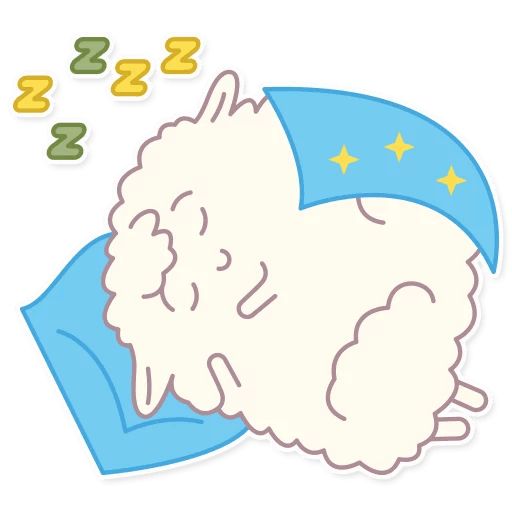 Sticker «Cute Sheep-7»