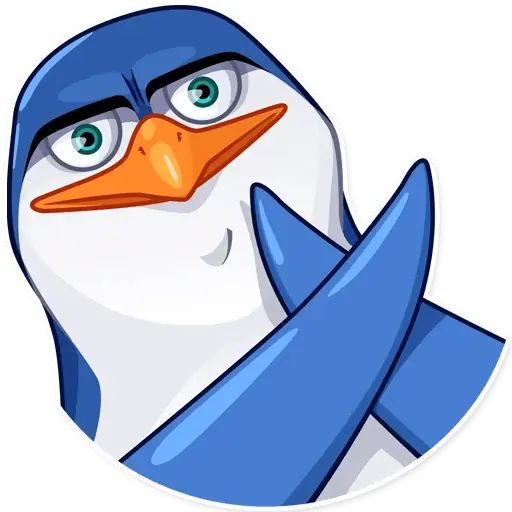 Sticker «Penguin Kevin-12»