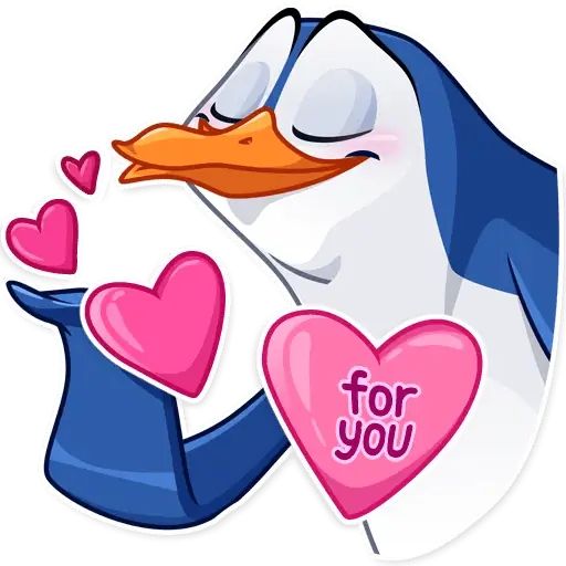 Sticker «Penguin Kevin-2»