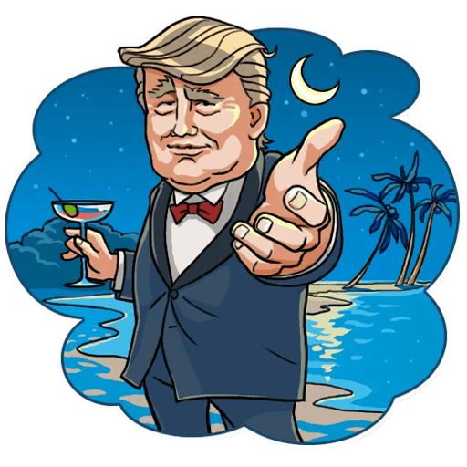 Sticker «Mr. Trump-11»