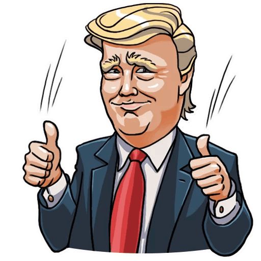 Sticker «Mr. Trump-2»