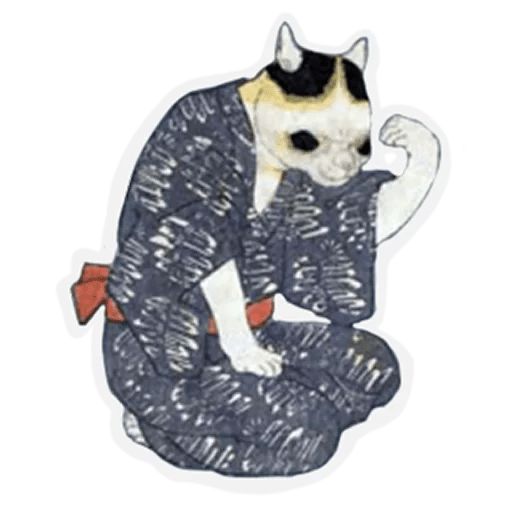 Sticker «Painted Cats-11»