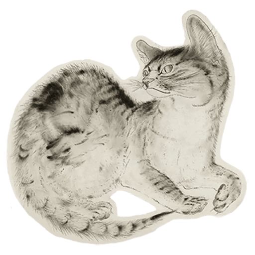 Sticker «Painted Cats-4»