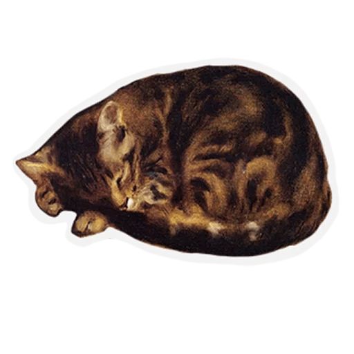 Sticker «Painted Cats-6»