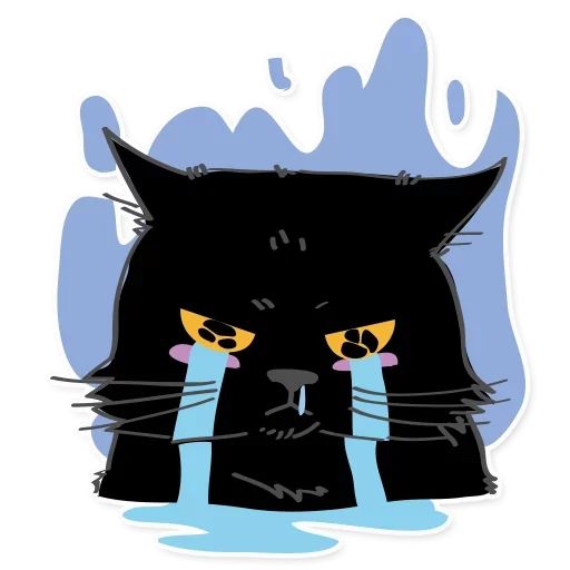 Sticker «Black Cat-4»