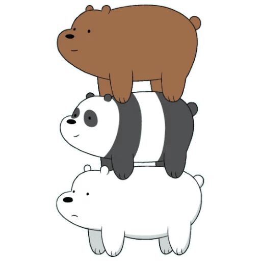 Sticker «We Bare Bears-3»