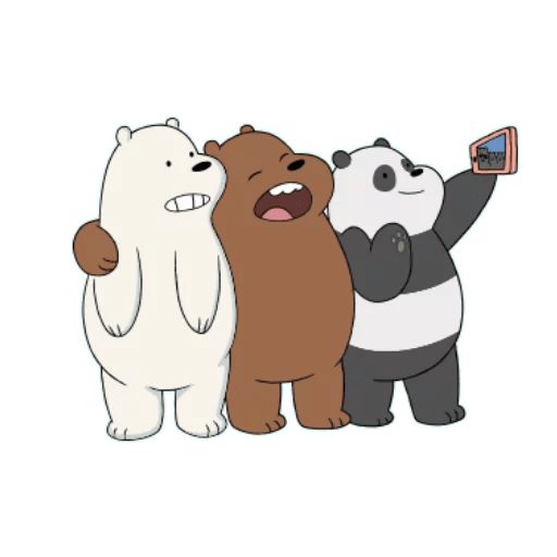 Sticker «We Bare Bears-5»