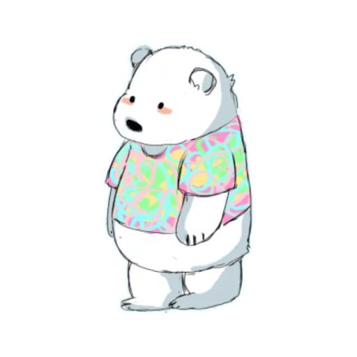 Sticker «We Bare Bears-6»