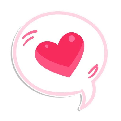 Sticker «Love you-11»