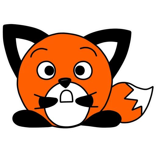 Sticker «Spherical fox-6»