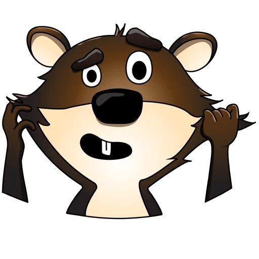 Sticker «Mr. Beaver-11»