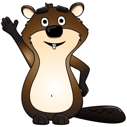 Sticker «Mr. Beaver-12»