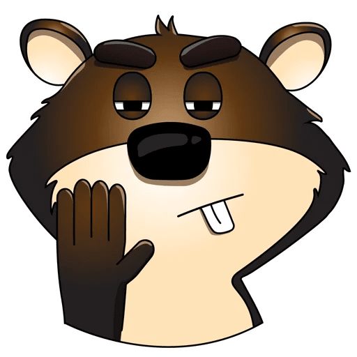 Sticker «Mr. Beaver-2»