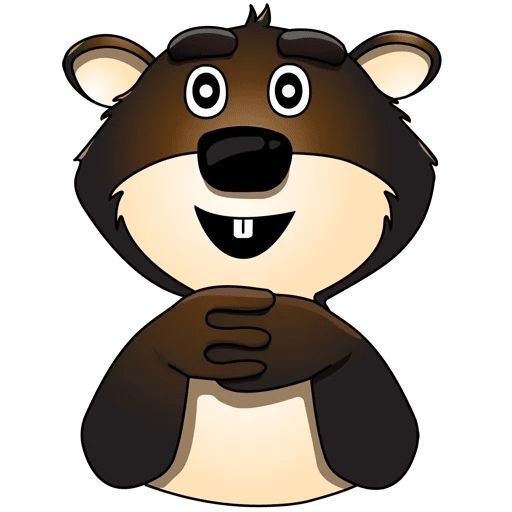 Sticker «Mr. Beaver-3»