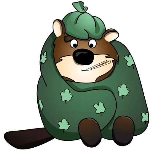 Sticker «Mr. Beaver-6»