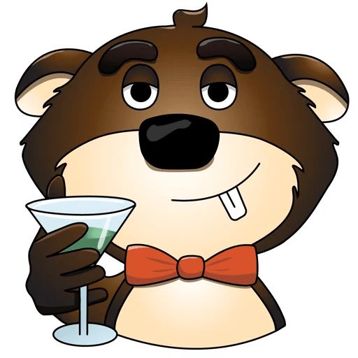 Sticker «Mr. Beaver-8»