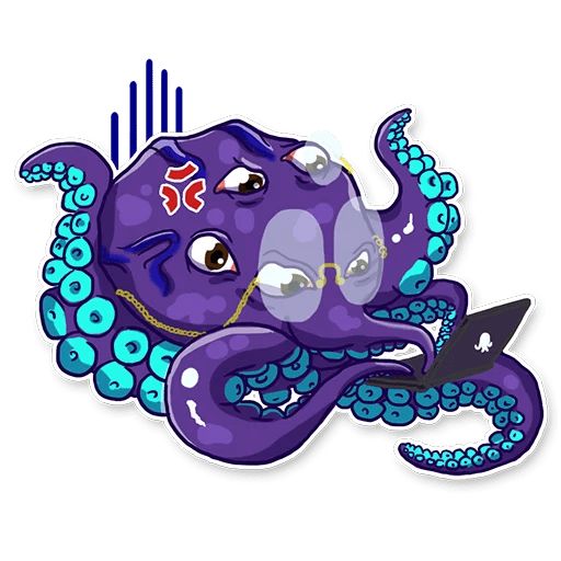 Sticker «Pasha The Octopus-1»