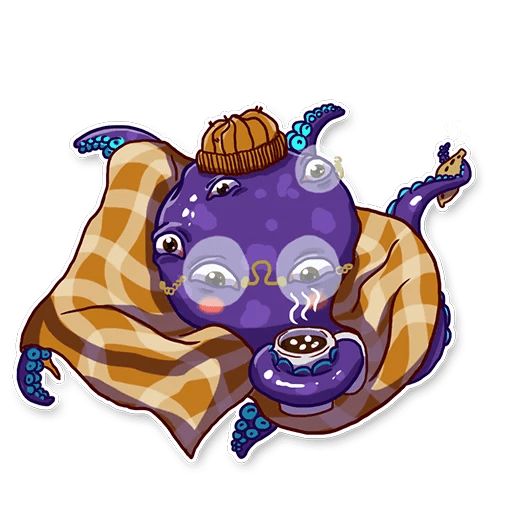 Sticker «Pasha The Octopus-2»
