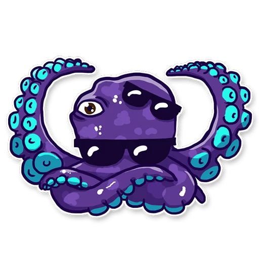 Sticker «Pasha The Octopus-5»
