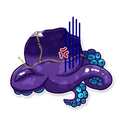 Sticker «Pasha The Octopus-6»
