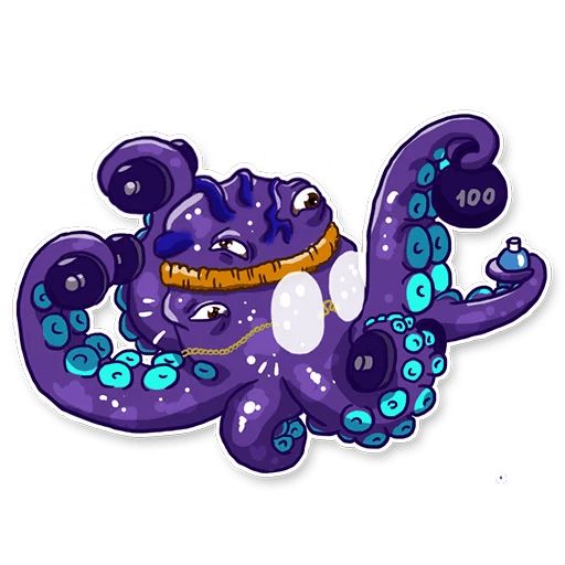 Sticker «Pasha The Octopus-7»