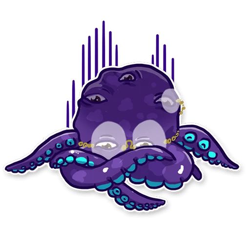 Sticker «Pasha The Octopus-9»