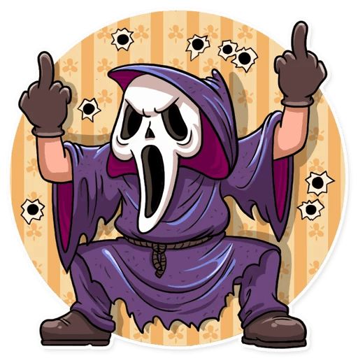 Sticker «Scream-10»