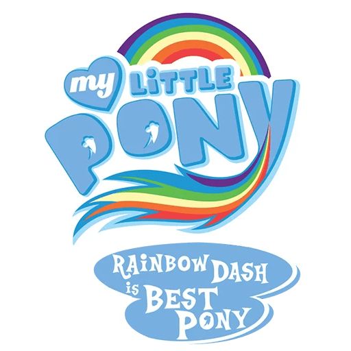 Sticker «Rainbow Dash-2»