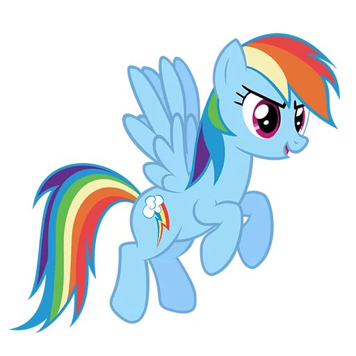 Sticker «Rainbow Dash-3»