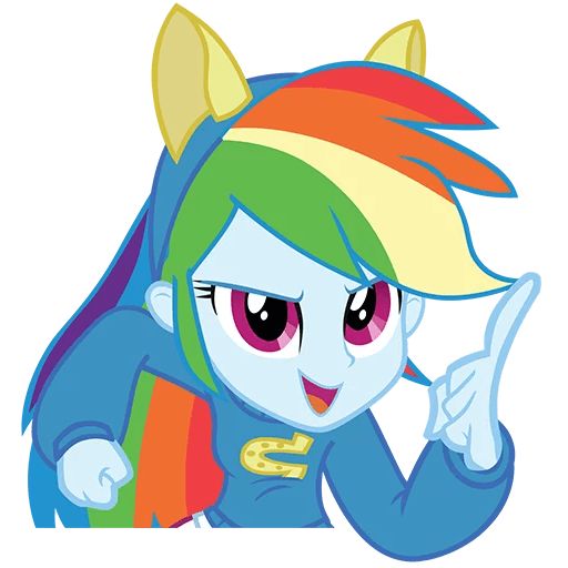 Sticker «Rainbow Dash-7»