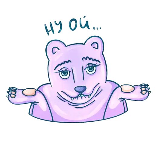 Sticker «Mrs. Purple-1»