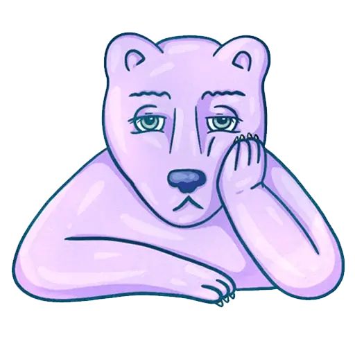 Sticker «Mrs. Purple-5»