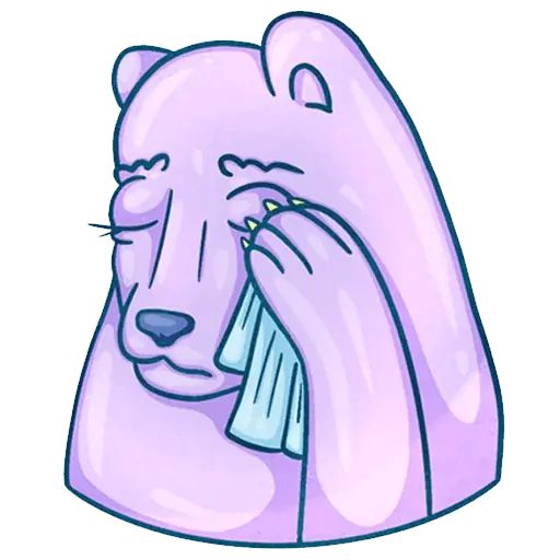 Sticker «Mrs. Purple-7»