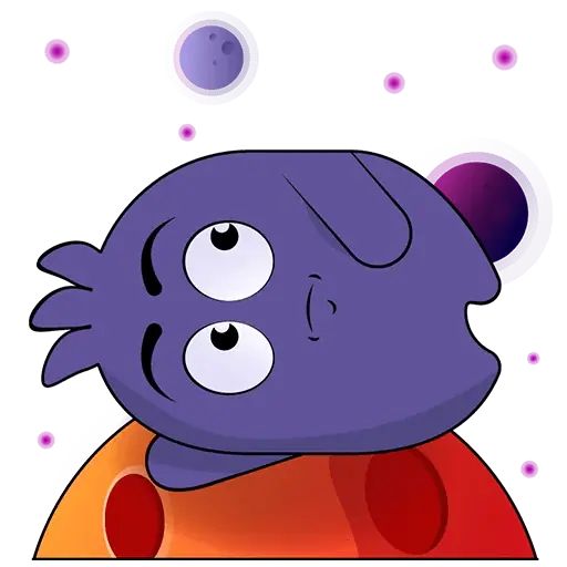 Sticker «Mood Alien-11»