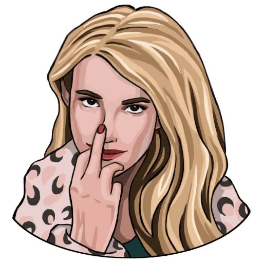 Sticker «Emma Roberts-7»