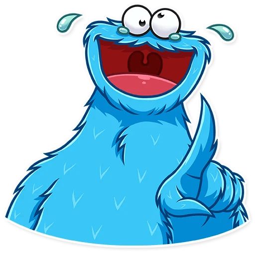 Sticker «Cookie Monster-1»