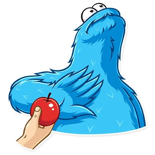 Sticker «Cookie Monster-12»