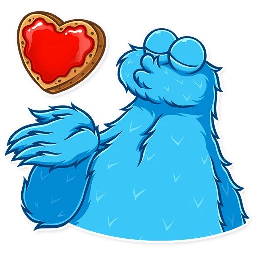 Sticker «Cookie Monster-2»