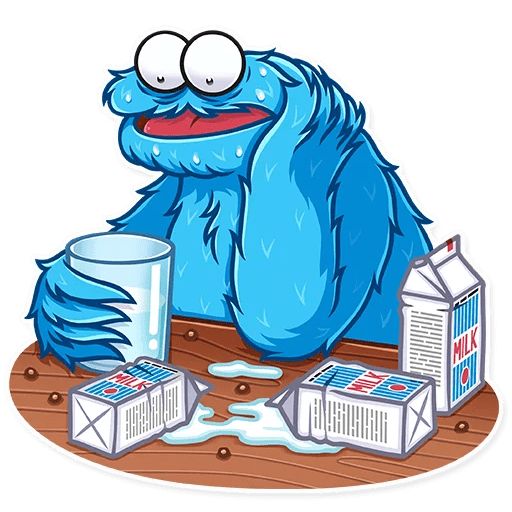 Sticker «Cookie Monster-4»