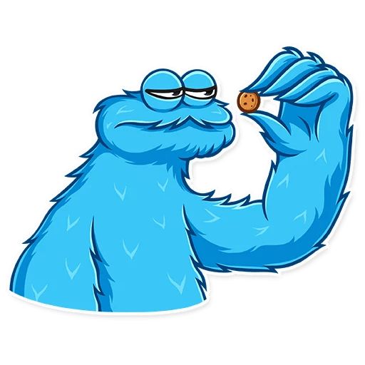 Sticker «Cookie Monster-8»