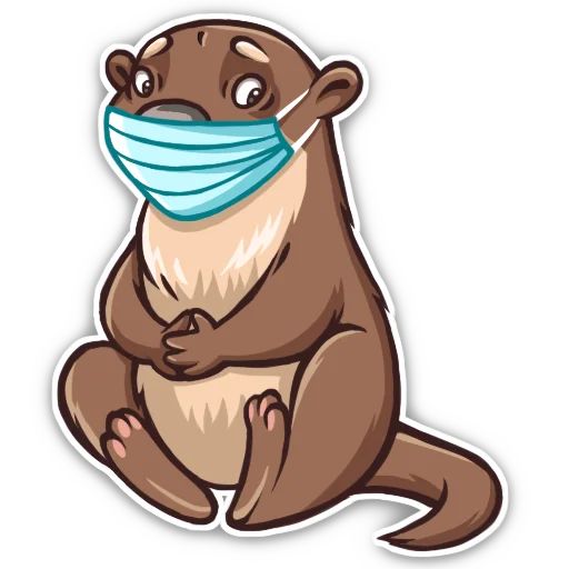 Sticker «Otter-6»