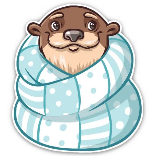 Sticker «Otter-7»