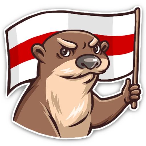 Sticker «Otter-9»