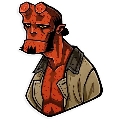 Sticker «Hellboy-10»