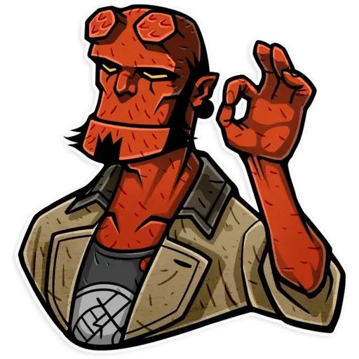 Sticker «Hellboy-12»