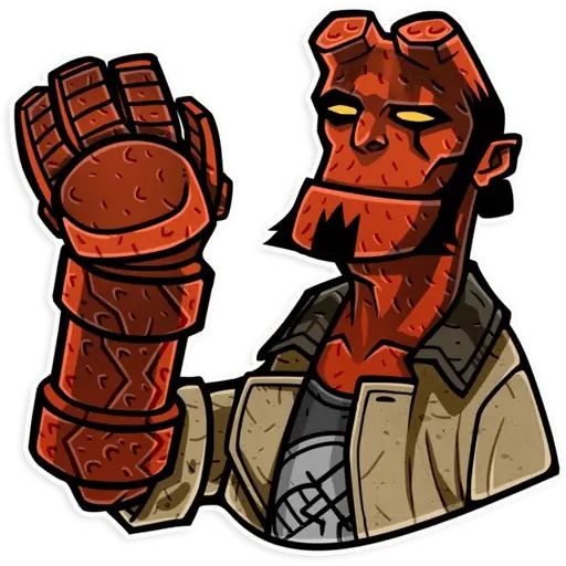 Sticker «Hellboy-5»